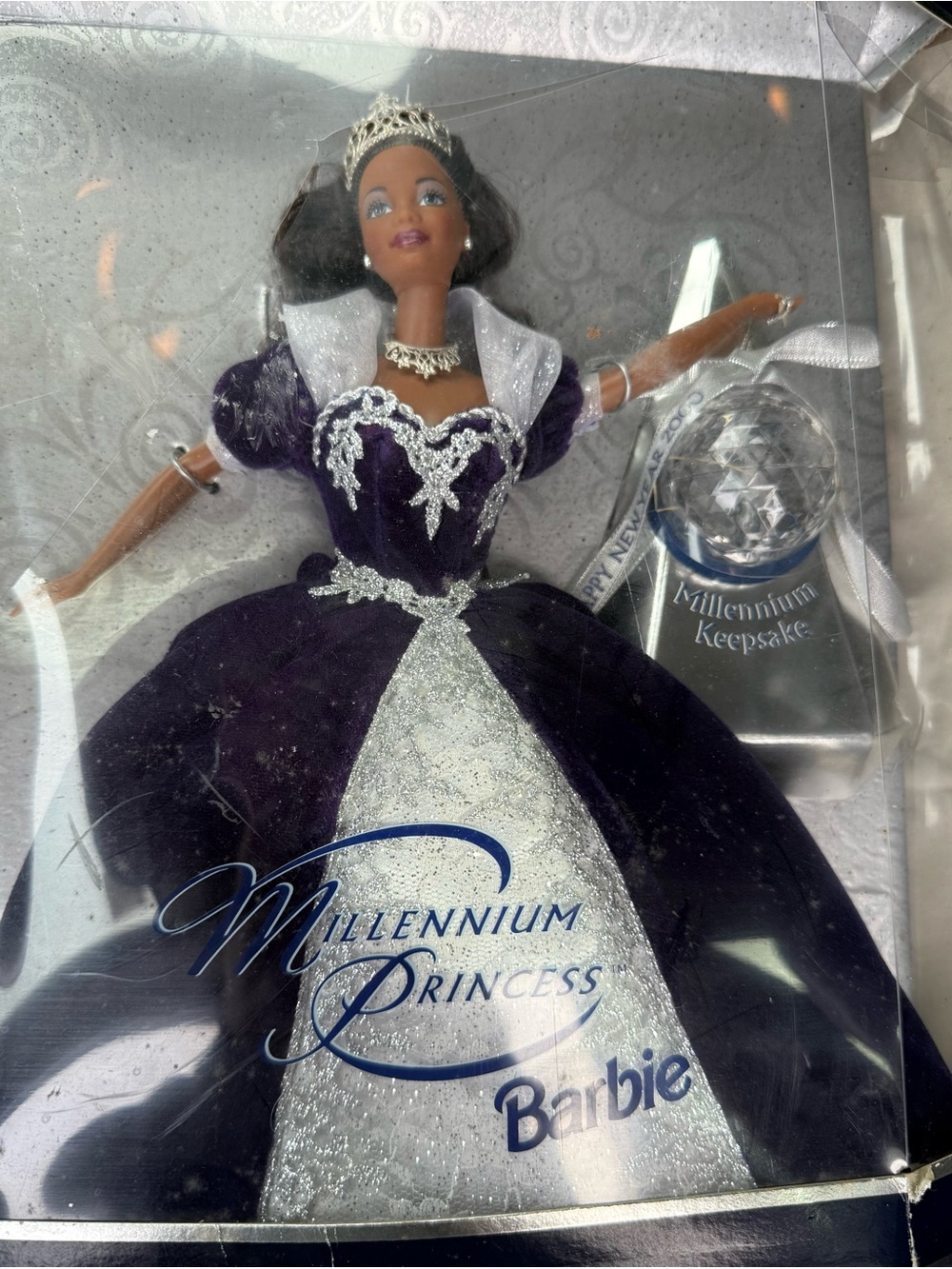 Barbie Millennium Princess Doll in Purple and Silver Accents
